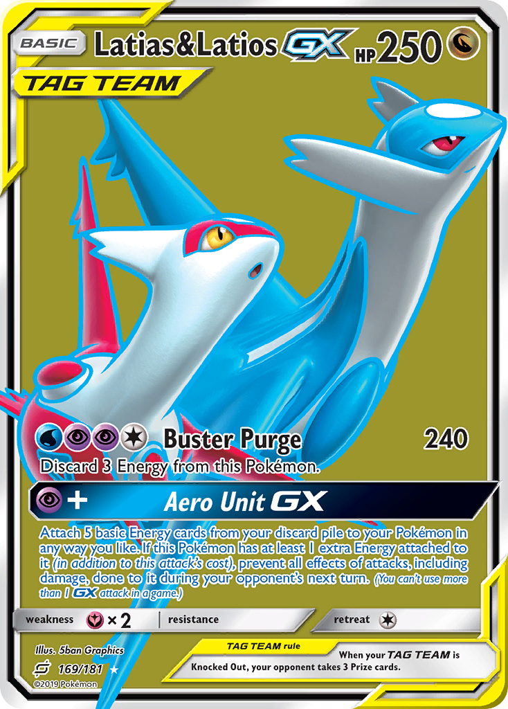 Latias & Latios GX (169/181) [Sun & Moon: Team Up] | The Gaming-Verse