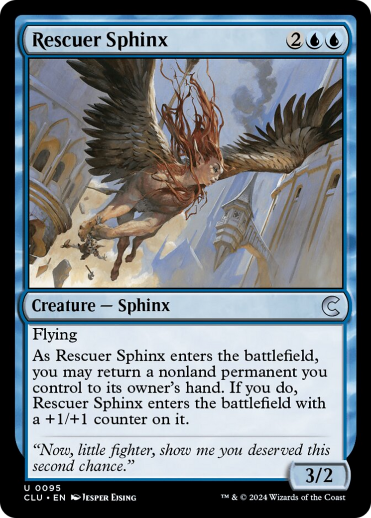 Rescuer Sphinx [Ravnica: Clue Edition] | The Gaming-Verse