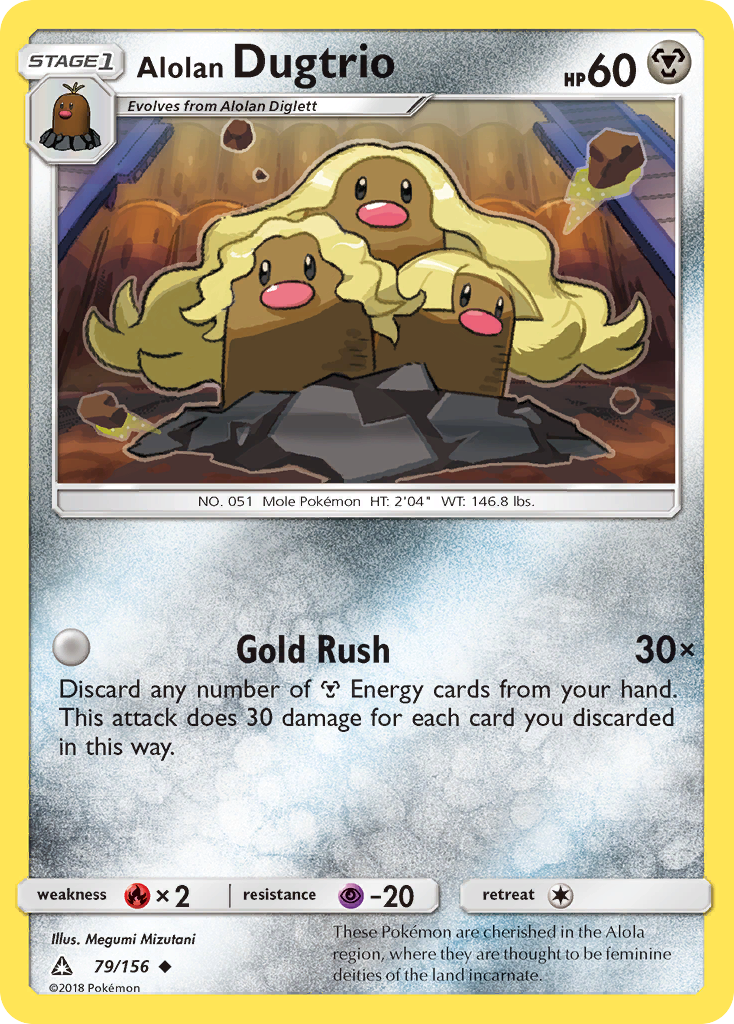 Alolan Dugtrio (79/156) [Sun & Moon: Ultra Prism] | The Gaming-Verse