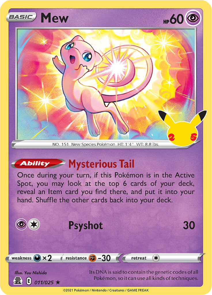 Mew (011/025) [Celebrations: 25th Anniversary] | The Gaming-Verse