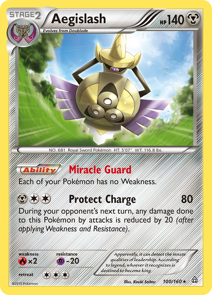 Aegislash (100/160) [XY: Primal Clash] | The Gaming-Verse