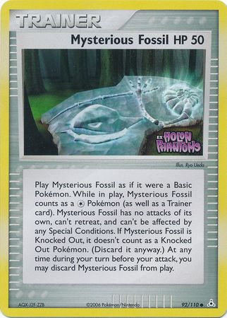 Mysterious Fossil (92/110) (Stamped) [EX: Holon Phantoms] | The Gaming-Verse