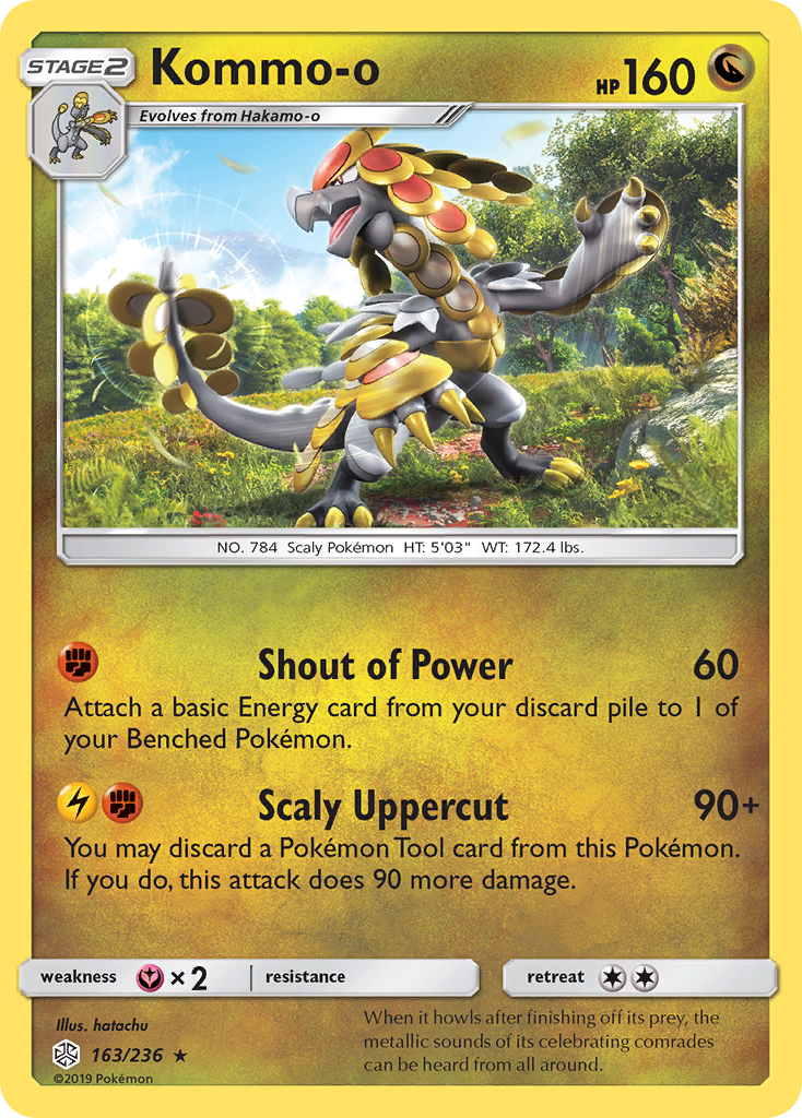 Kommo-o (163/236) [Sun & Moon: Cosmic Eclipse] | The Gaming-Verse