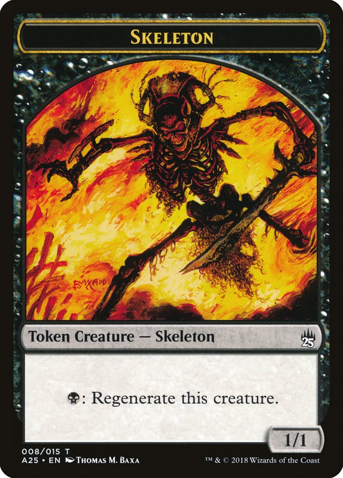 Skeleton [Masters 25 Tokens] | The Gaming-Verse