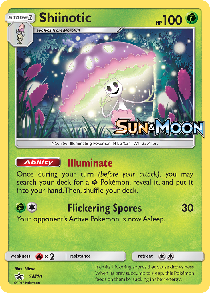 Shiinotic (SM10) [Sun & Moon: Black Star Promos] | The Gaming-Verse