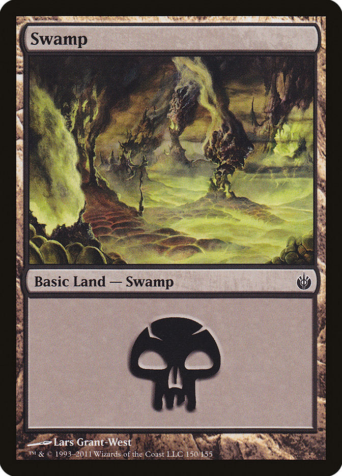 Swamp (#150) [Mirrodin Besieged] | The Gaming-Verse