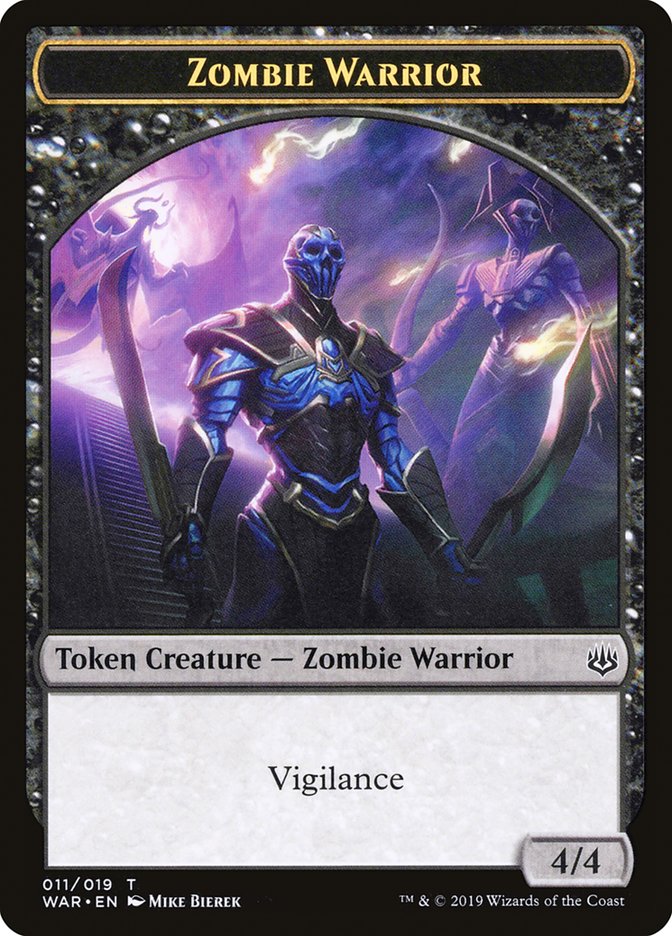 Zombie Warrior [War of the Spark Tokens] | The Gaming-Verse