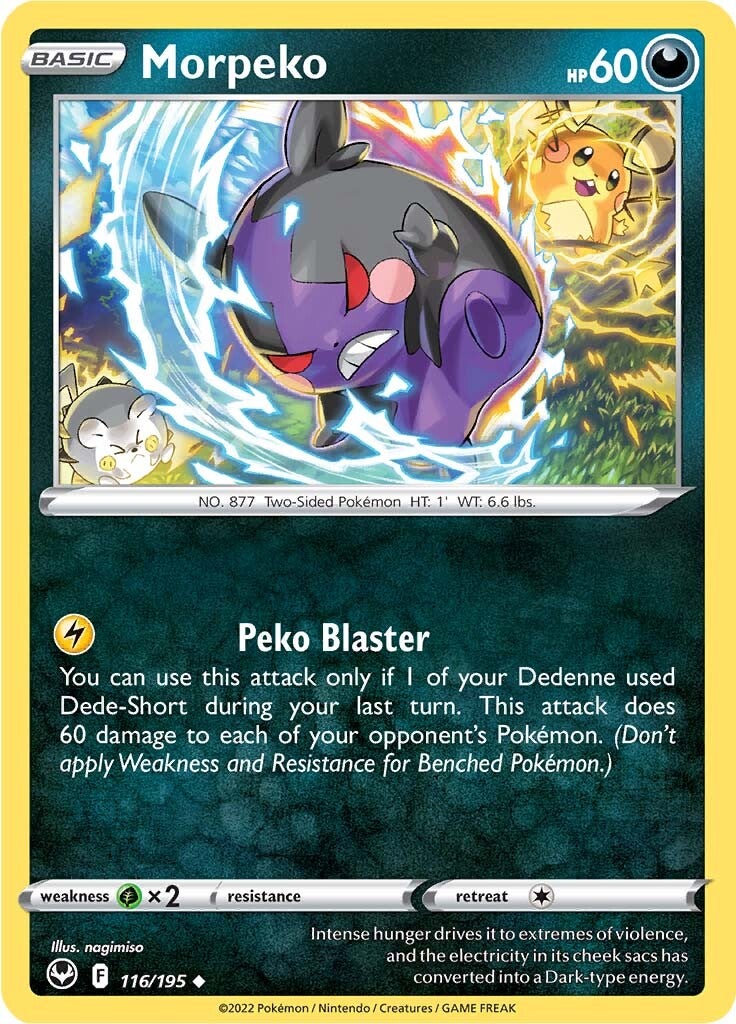 Morpeko (116/195) [Sword & Shield: Silver Tempest] | The Gaming-Verse