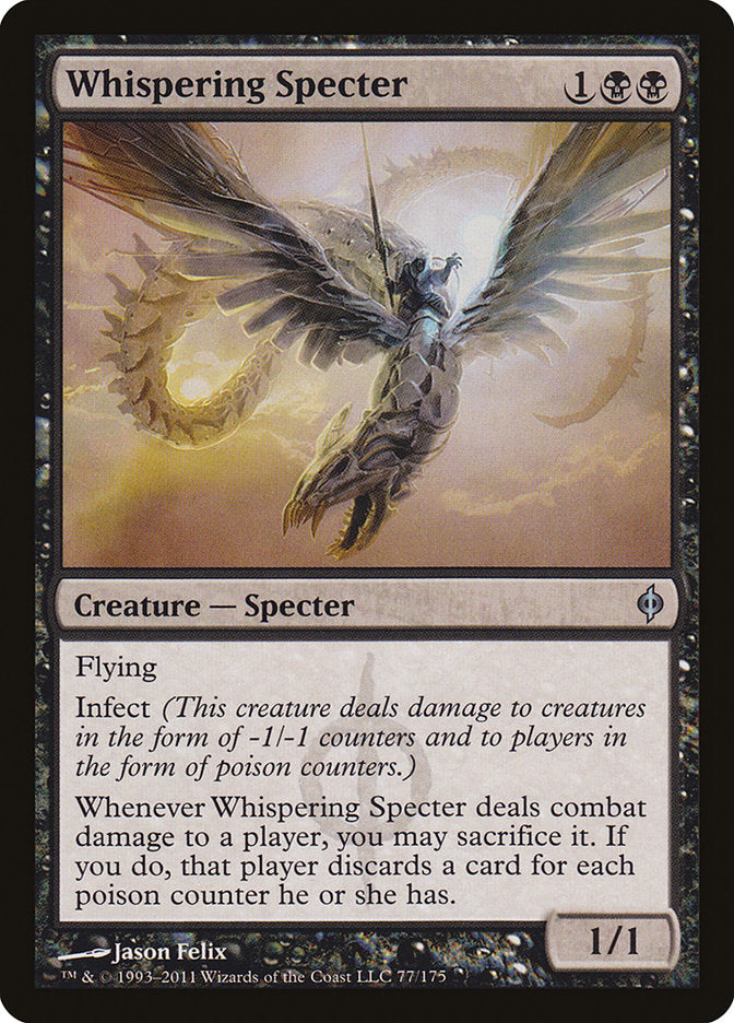 Whispering Specter [New Phyrexia] | The Gaming-Verse