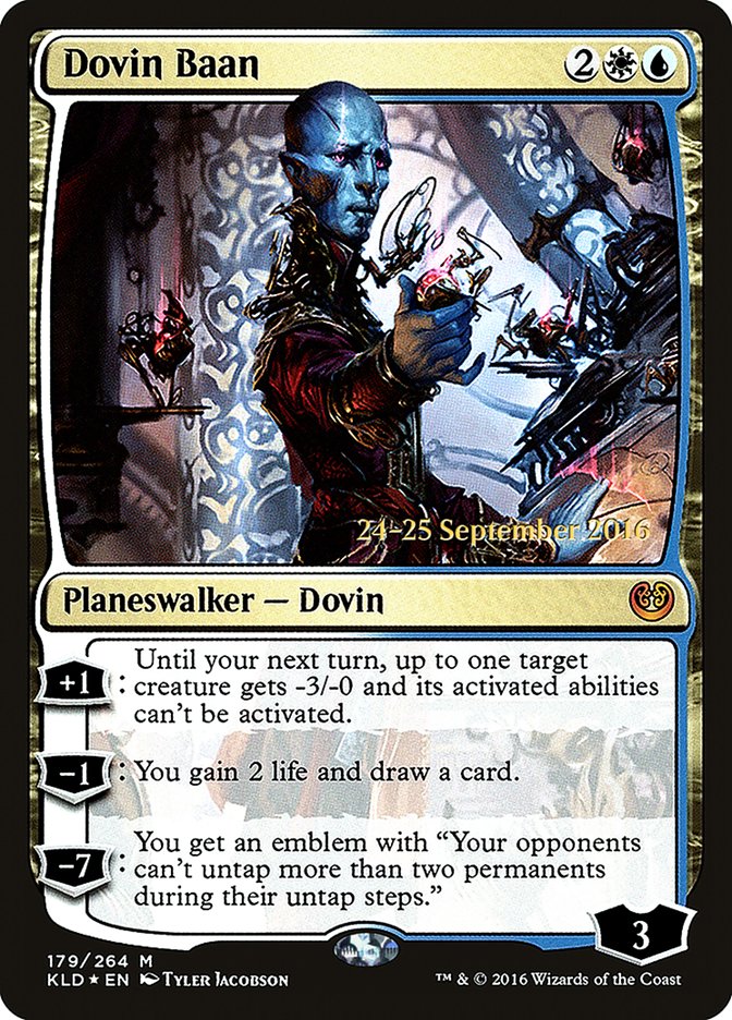 Dovin Baan  (Prerelease) [Kaladesh Prerelease Promos] | The Gaming-Verse