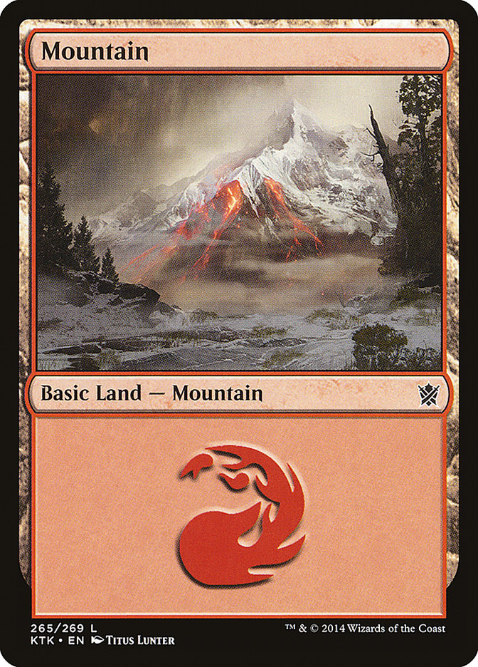 Mountain (#265) [Khans of Tarkir] | The Gaming-Verse