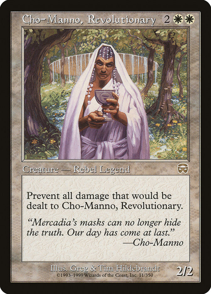 Cho-Manno, Revolutionary [Mercadian Masques] | The Gaming-Verse