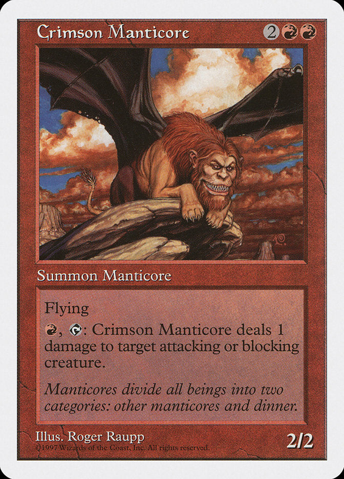 Crimson Manticore [Fifth Edition] | The Gaming-Verse