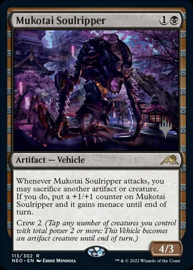 Mukotai Soulripper (Promo Pack) [Kamigawa: Neon Dynasty Promos] | The Gaming-Verse