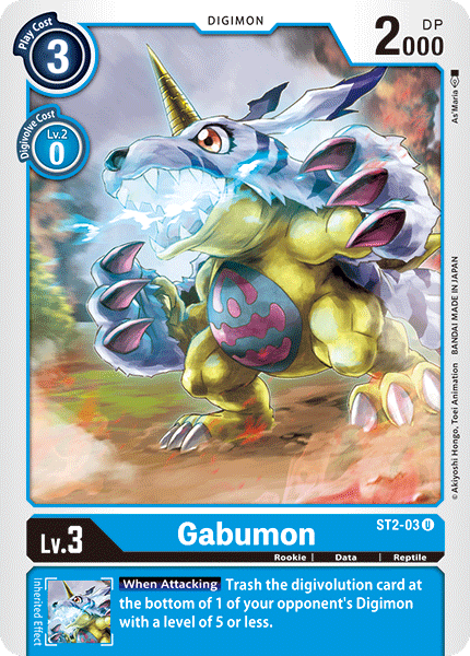 Gabumon [ST2-03] [Starter Deck: Cocytus Blue] | The Gaming-Verse