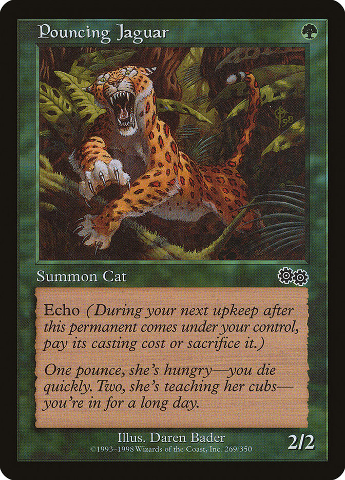 Pouncing Jaguar [Urza's Saga] | The Gaming-Verse