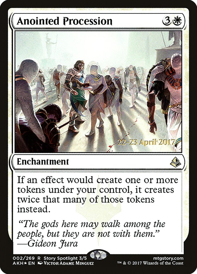 Anointed Procession  (Prerelease) [Amonkhet Prerelease Promos] | The Gaming-Verse