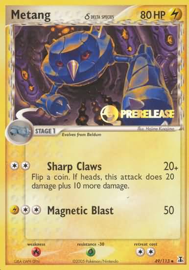 Metang (49/113) (Delta Species) (Prerelease Promo) [EX: Delta Species] | The Gaming-Verse