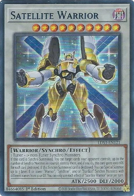 Satellite Warrior (Blue) [LDS3-EN121] Ultra Rare | The Gaming-Verse