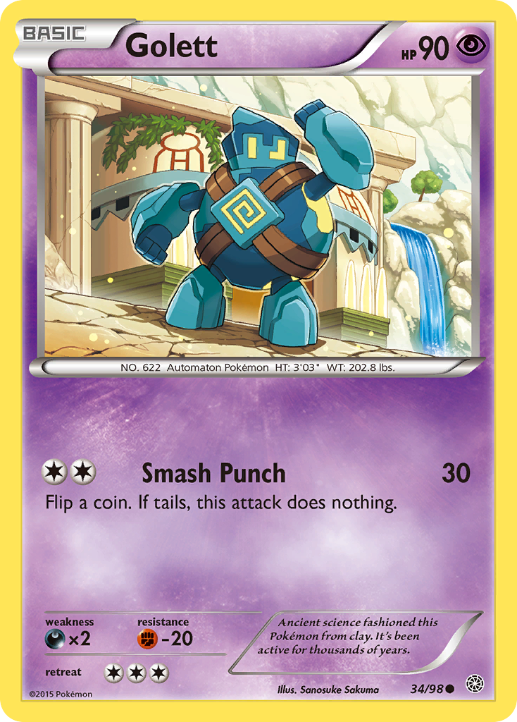 Golett (34/98) [XY: Ancient Origins] | The Gaming-Verse