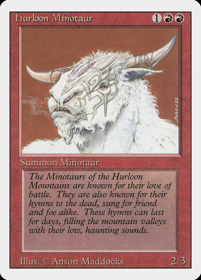 Hurloon Minotaur [Revised Edition] | The Gaming-Verse