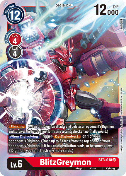 BlitzGreymon [BT3-018] [Release Special Booster Ver.1.5] | The Gaming-Verse