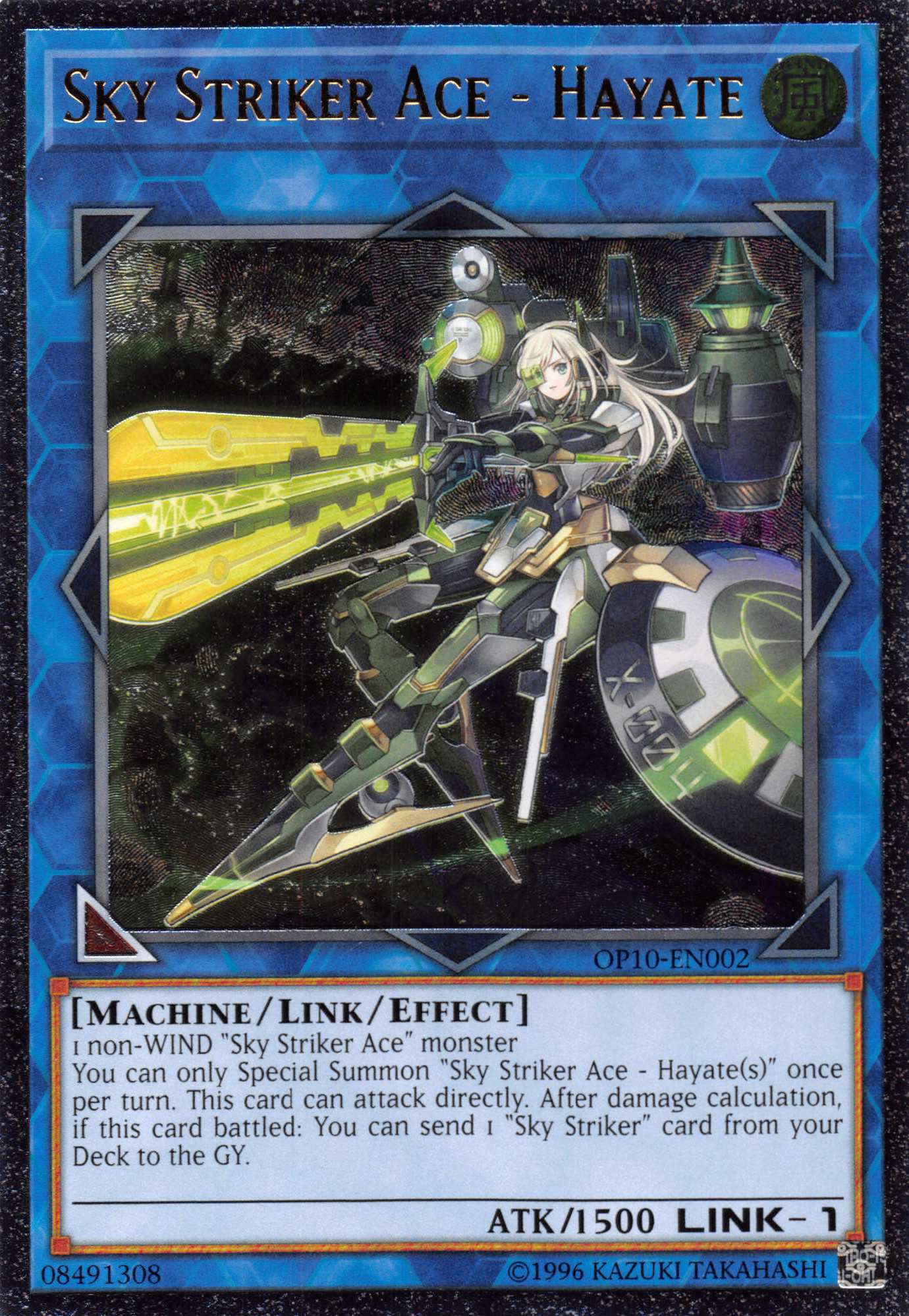 Sky Striker Ace - Hayate [OP10-EN002] Ultimate Rare | The Gaming-Verse