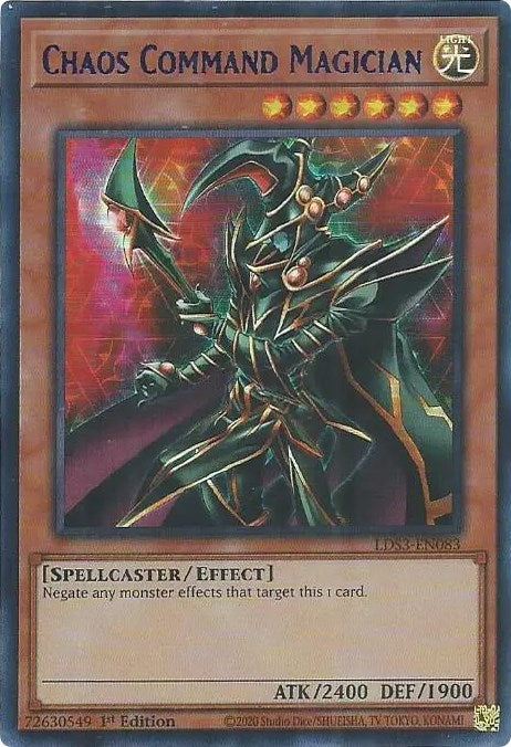 Chaos Command Magician (Blue) [LDS3-EN083] Ultra Rare | The Gaming-Verse