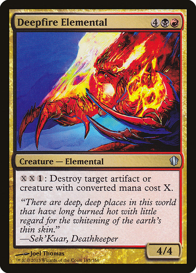 Deepfire Elemental [Commander 2013] | The Gaming-Verse