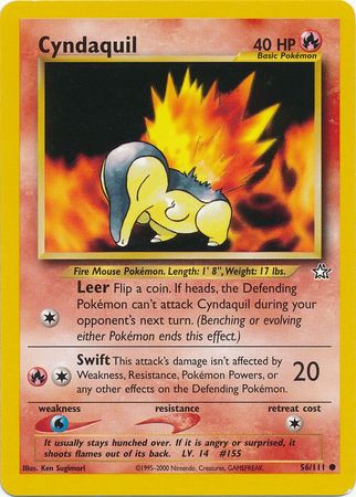 Cyndaquil (56/111) [Neo Genesis Unlimited] | The Gaming-Verse