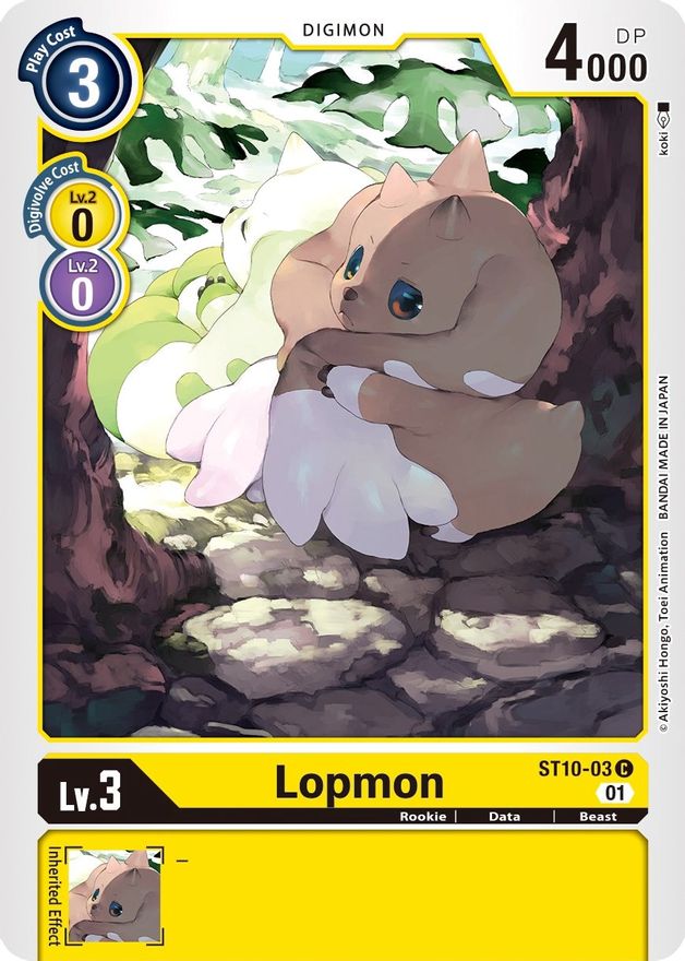 Lopmon [ST10-03] [Starter Deck: Parallel World Tactician] | The Gaming-Verse