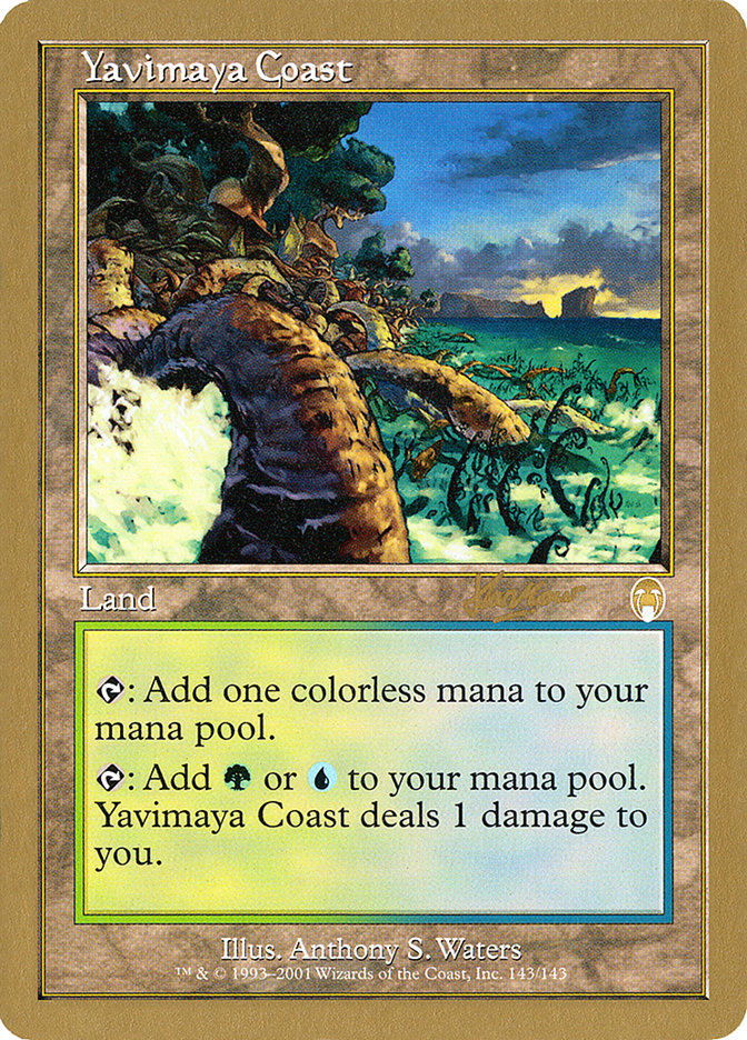 Yavimaya Coast (Sim Han How) [World Championship Decks 2002] | The Gaming-Verse