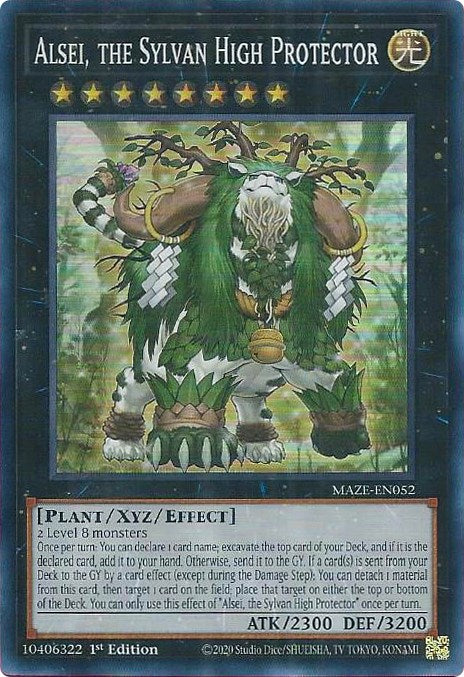 Alsei, the Sylvan High Protector [MAZE-EN052] Super Rare | The Gaming-Verse