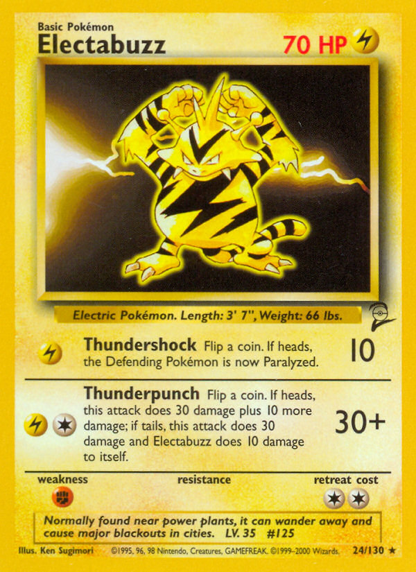 Electabuzz (24/130) [Base Set 2] | The Gaming-Verse