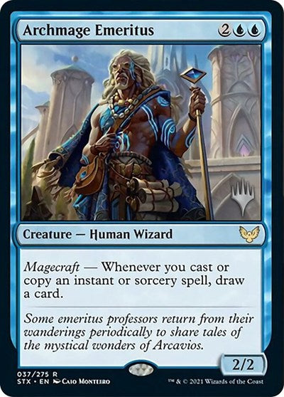 Archmage Emeritus (Promo Pack) [Strixhaven: School of Mages Promos] | The Gaming-Verse