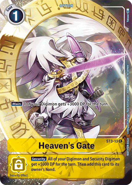 Heaven's Gate [ST3-13] (Tamer's Evolution Box) [Starter Deck: Heaven's Yellow Promos] | The Gaming-Verse