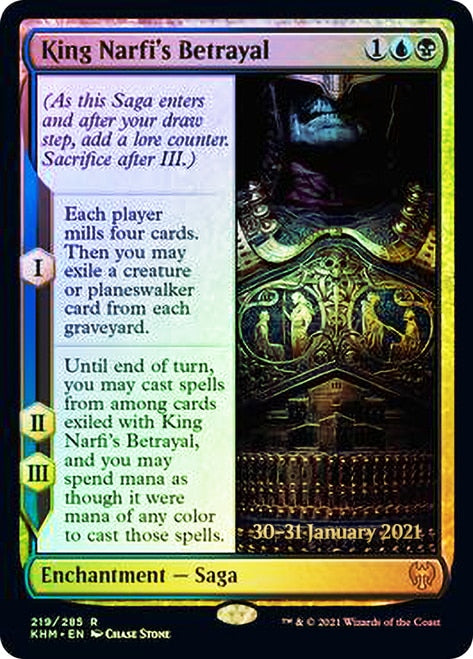 King Narfi's Betrayal [Kaldheim Prerelease Promos] | The Gaming-Verse