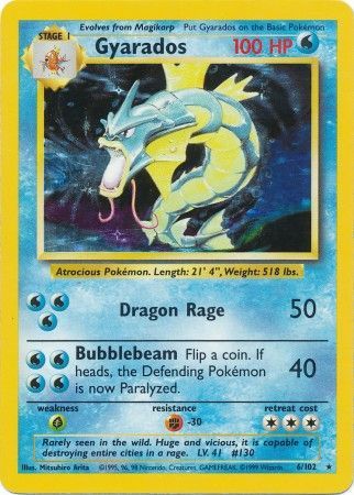 Gyarados (6/102) [Base Set Unlimited] | The Gaming-Verse