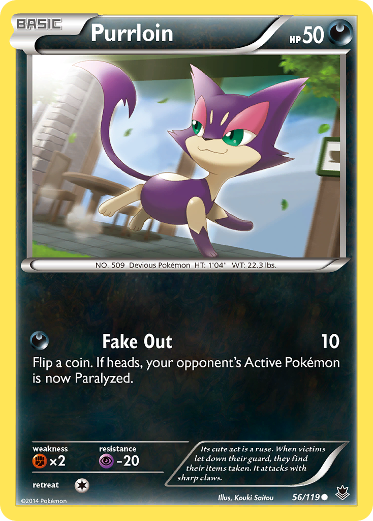 Purrloin (56/119) [XY: Phantom Forces] | The Gaming-Verse