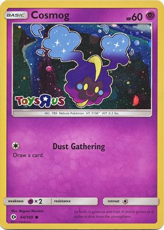 Cosmog (64/149) (Toys R Us Promo) [Sun & Moon: Base Set] | The Gaming-Verse