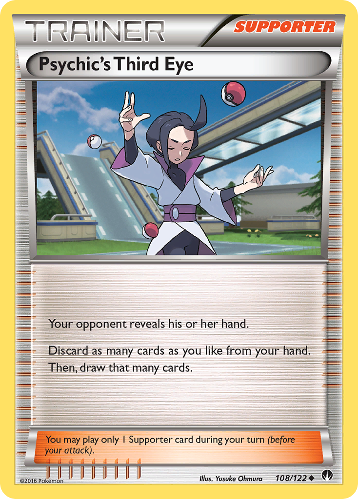 Psychic's Third Eye (108/122) [XY: BREAKpoint] | The Gaming-Verse