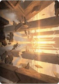 Skyclave Basilica Art Card [Zendikar Rising Art Series] | The Gaming-Verse