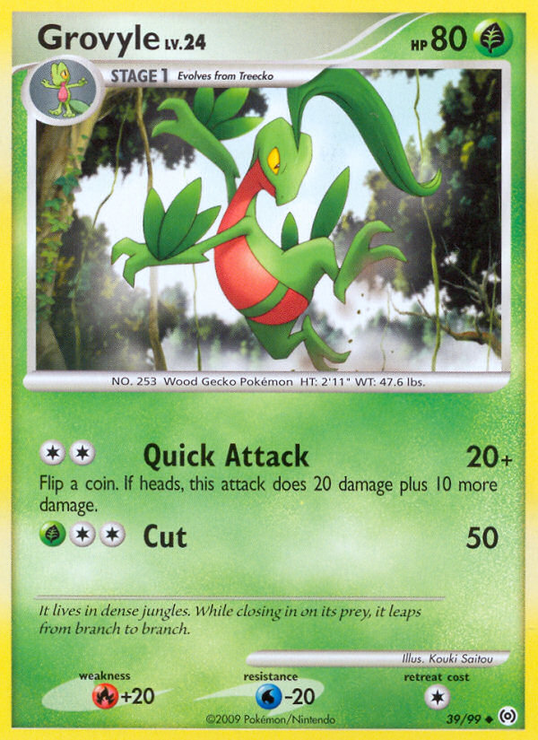 Grovyle (39/99) [Platinum: Arceus] | The Gaming-Verse