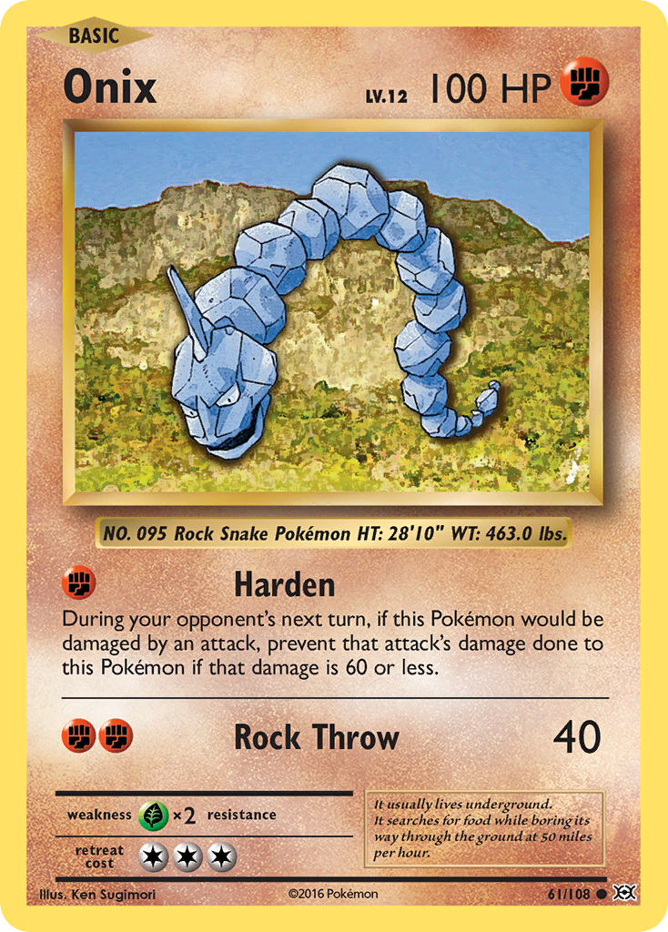 Onix (61/108) [XY: Evolutions] | The Gaming-Verse