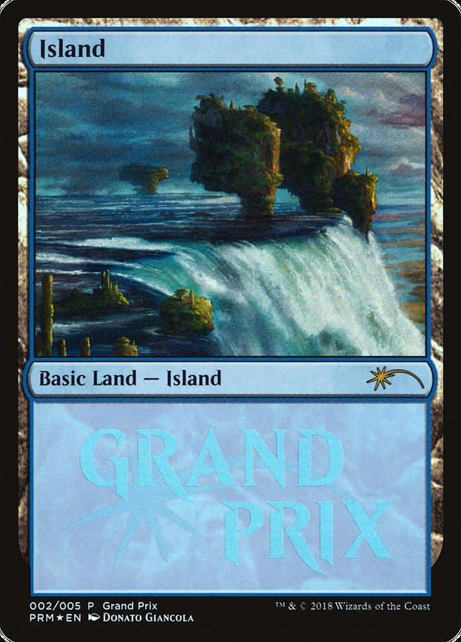 Island (#2018b) [Grand Prix Promos] | The Gaming-Verse