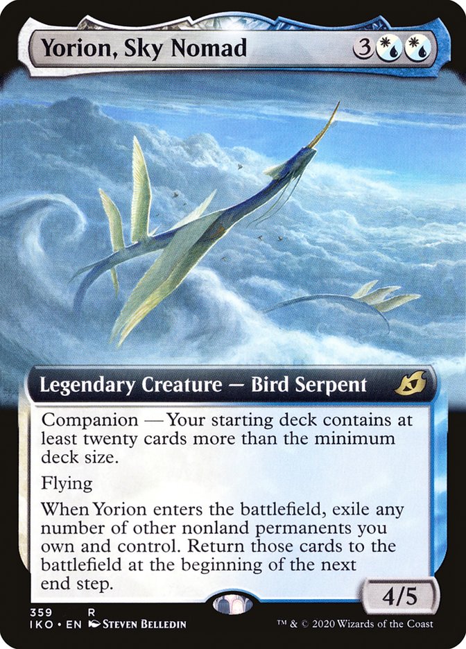 Yorion, Sky Nomad (Extended Art) [Ikoria: Lair of Behemoths] | The Gaming-Verse