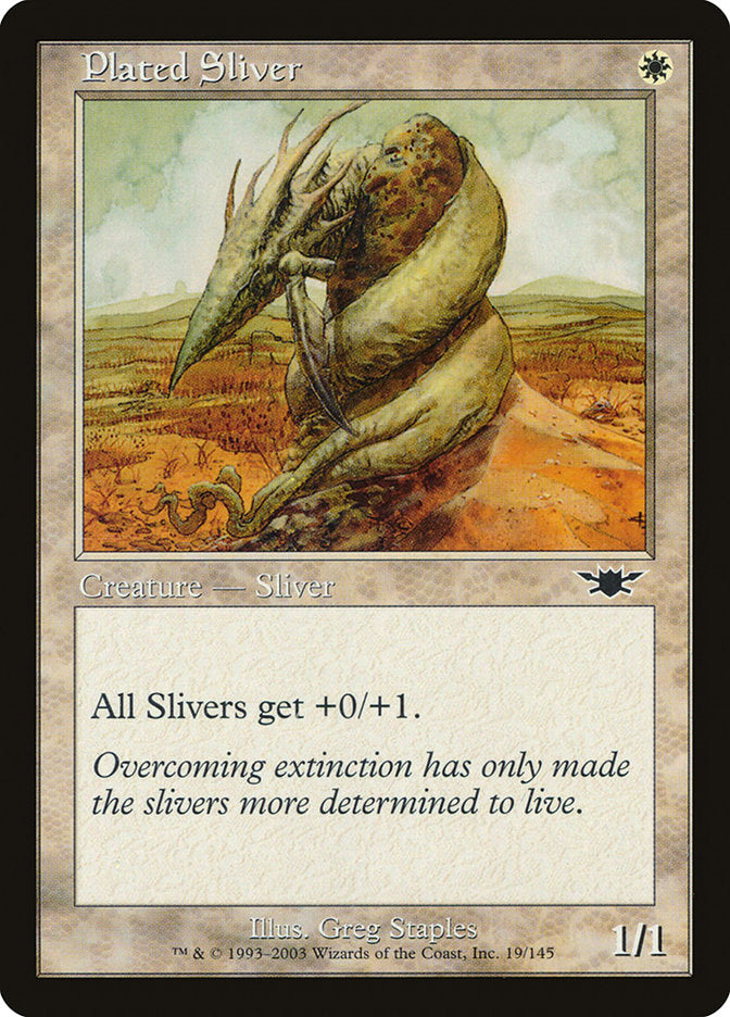 Plated Sliver [Legions] | The Gaming-Verse