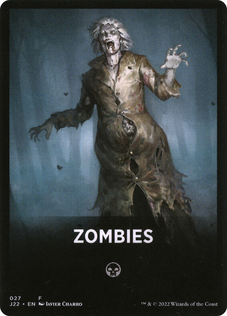 Zombies Theme Card [Jumpstart 2022 Front Cards] | The Gaming-Verse