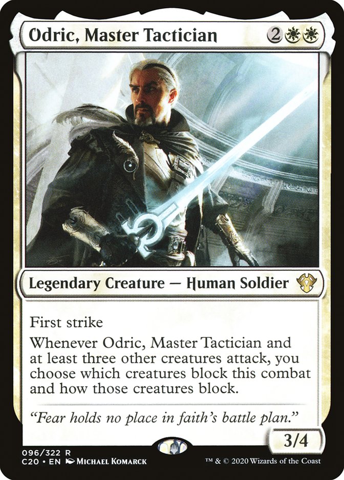 Odric, Master Tactician [Commander 2020] | The Gaming-Verse