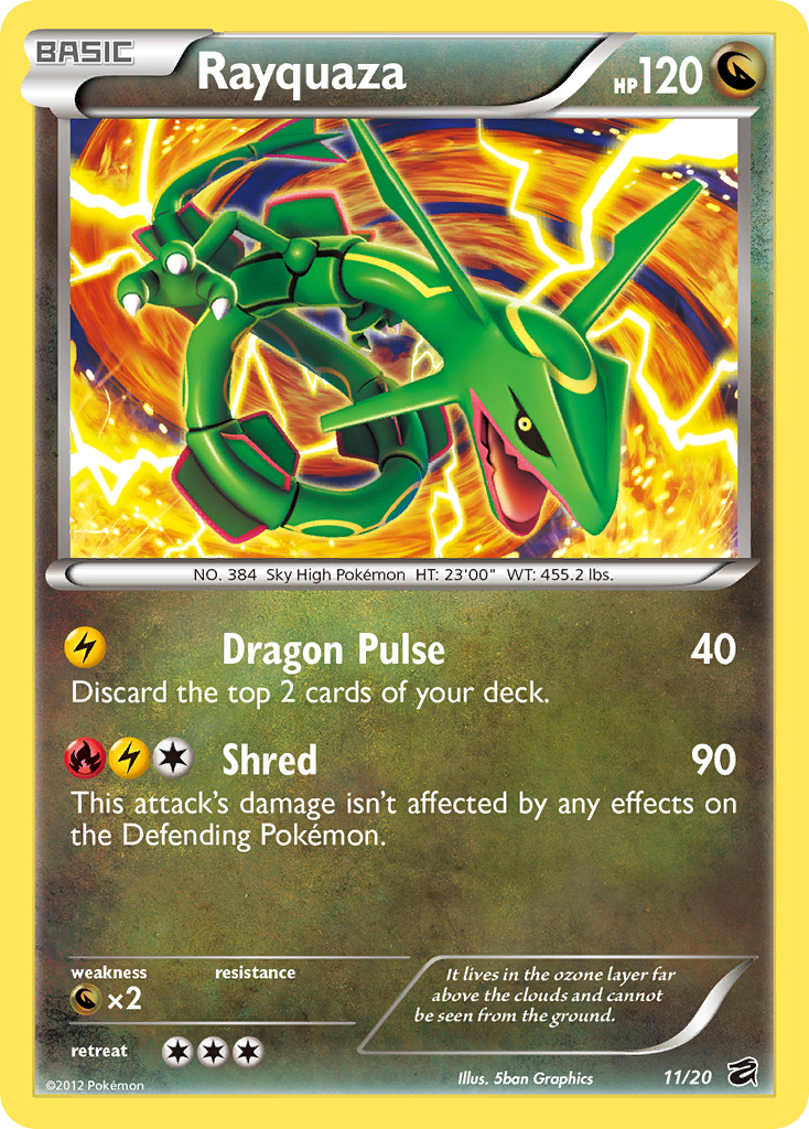 Rayquaza (11/20) [Black & White: Dragon Vault] | The Gaming-Verse